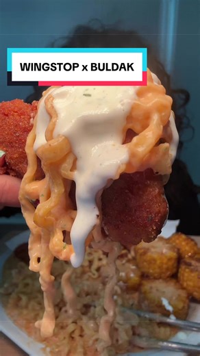 Wingstop and Buldak Mukbang Experience