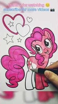 Pinkie pie coloring | my little pony | coloring pages | kids coloring
