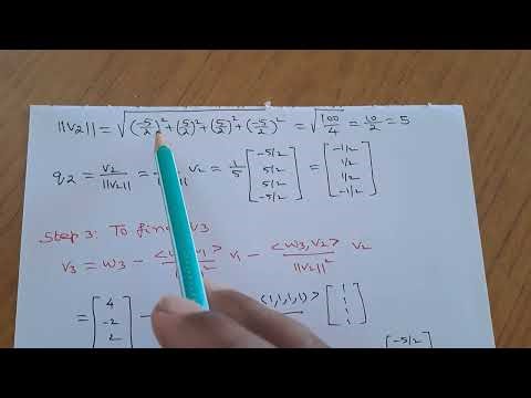 3)QR DECOMPOSITION OF A MATRIX BY GRAM-SCHMIDT CLASSICAL METHOD