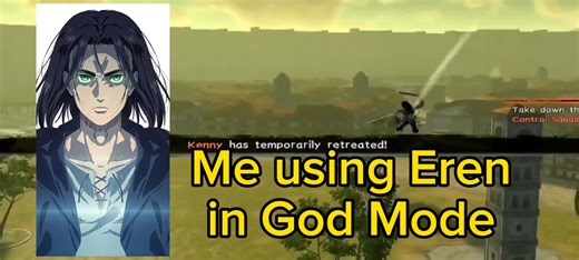Eren Yeager in God Mode: Attack on Titan Battle