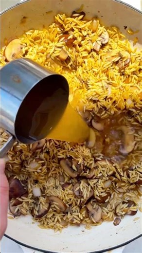 Garlic Herb Turkey Meatballs with Creamy Lemon Orzo