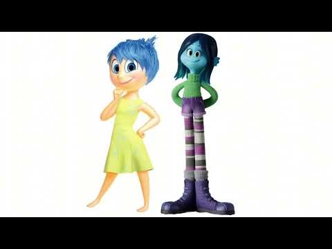 Joy from Inside Out and Ruby Gillman from Ruby Gillman Teenage Kraken