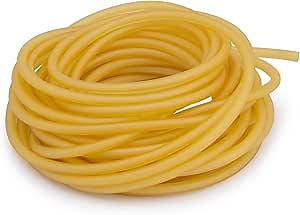 32.8FT Natural Latex Rubber Tubing Elastic Band Slingshot Catapult Surgical Rubber Tube Hose for Outdoor Hunting Physical Therap