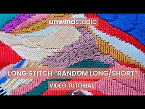 Long Stitch "Random Long/Short" Variation - How to & Video Tutorial