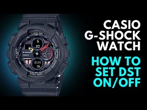 How to change the DST on a Casio G-Shock Watch