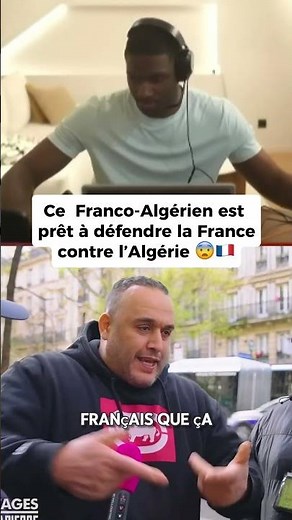This French-Algerian is ready to fight against Algeria #france #algeria #french #algerian