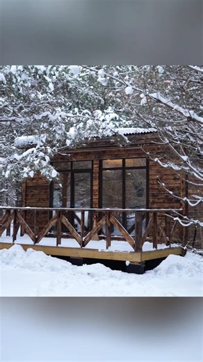 Blizzard Challenges in a Remote Log Cabin