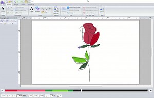 Rose Flower Embroidery Machine Designs Pes Design Pattern - Etsy