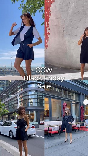 Timeless. Effortless. 40% Off. This Black Friday, build your capsule wardrobe with refined CCW staples - designed to simplify your style and last season after season. Available Nov 21 to Dec 1. | Capsule Collection Wardrobe