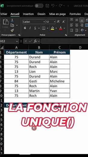 UNIQUE Function | No more duplicates! 🔍
