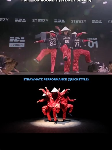 1 Million referenced the iconic Strawhatz 👀🔥 @idl.global #idlsydneyseries #idl #quickstyle #1million #liakim