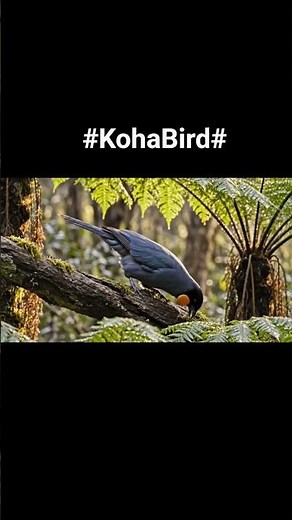 Koha, South Island kōkako is a mysterious bird native to rainforests of New Zealand’s South Island.