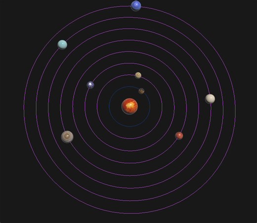 3DS MAX SOLAR SYSTEM, Sheereen Sana