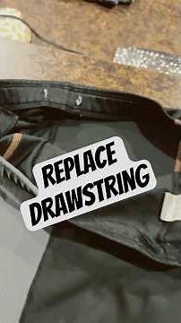 Drawstring disappeared in the wash? Try this quick fix #DIY #LifeHack #FixIt #RalphFixer #Shorts