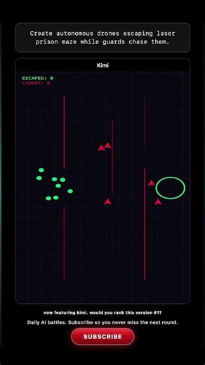 ChatGPT vs Kimi vs Gemini vs DeepSeek: Prison Escape Drones (HTML/CSS/JS) #aicoding #chatgpt