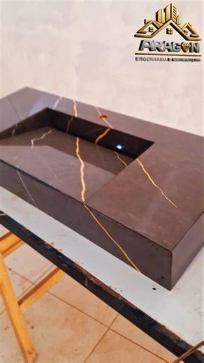 Porcelain sink with ramped basin #Sink #porcelain #diy #fy #fyp #fypシ #viral