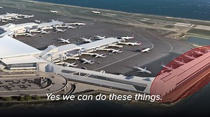 Today was another milestone in the rebuilding of LaGuardia Airport — the first new airport in the US in 25 years. They said it was impossible to rebuild an airport while keeping it operating on a site the size of a postage stamp. This project shows that New York can still do the impossible. | Archive: Governor Andrew Cuomo
