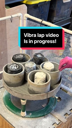 I just wanted you to know, I’m working on a full length vibra lap walkthrough video. ❤️ I love my 16” Covington vibra lap. There is a lot that goes into processing rocks on here. Full length video will be up soon. 🪨❤️🤘