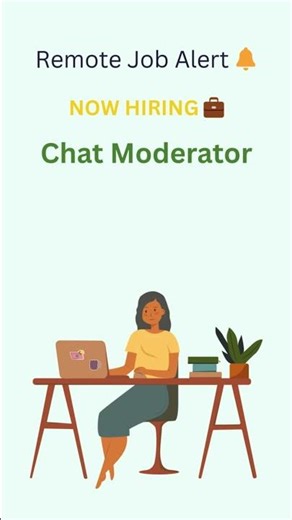 Chat Moderator - Remote Job Leads #shorts #workfromhome