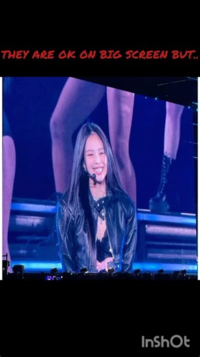 HER BEAUTY ON BIG SCREEN ☠️🌚💋 #relatable #blackpink #beauty #kpop