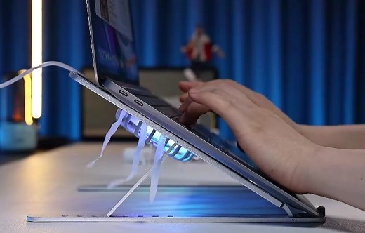 Unique Laptop Cooling Fan with LED Lights