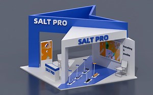 【Blender打卡32】展台设计-三角几何结构的滑板车小店建模流程