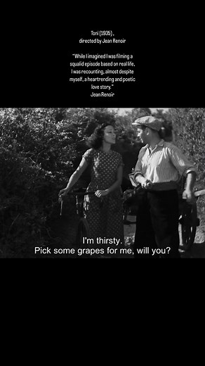 Toni (1935), directed by Jean Renoir “While I imagined I was filming a squalid episode based on real life, I was recounting, almost despite myself, a heartrending and poetic love story.” Jean Renoir A groundbreaking film that blended fiction with documentary-style realism, Toni was ahead of its time. Shot on location with non-professional actors, it laid the foundation for Italian Neorealism. Renoir’s unfiltered depiction of working-class life in the South of France transforms into an unexpected