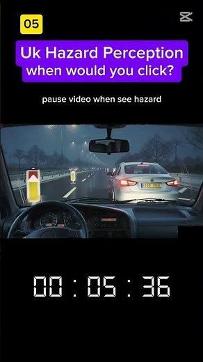 Hazard perception practice video