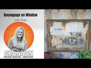 How to Decoupage on a Window