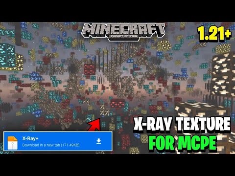 Best X-Ray Texture Pack MCPE 1.21+ 🤩