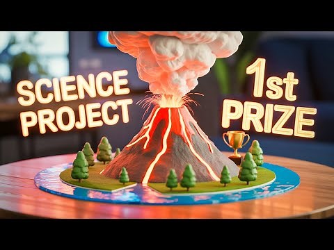 How to Make a Volcano Model | Science Fair Project for Students"/Adventure Lab