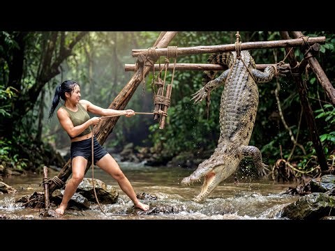 100 Dias de Sobrevivência: Descoberta Acidental, Armadilhas e Rastreamento do Rastro do Crocodilo