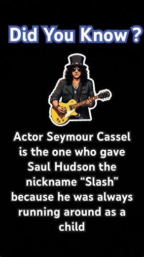 Who Nick-Named Slash !?!?