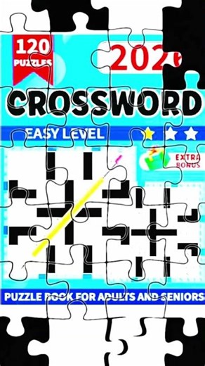 Crossword puzzle book ready # puzzles 🧩 easy to learn # KDP￼
