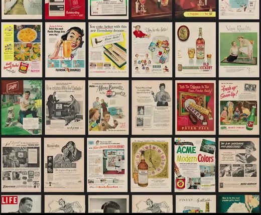 1950s Vintage Ad Collection, Retro Advertising Art (digital Download) - Etsy