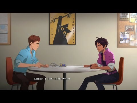 Robert and Invisigirl Break Room Scene - Dispatch 2025