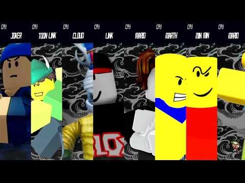 Epic Roblox Battle - Requested Smash Bros Battle