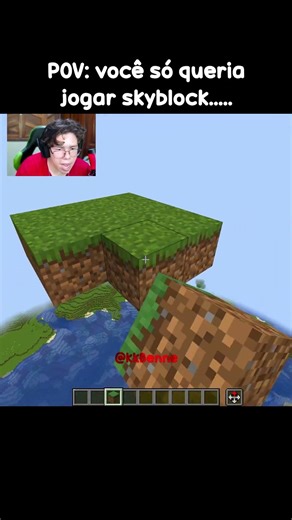 POV: Vc só queria jogar skyblock...