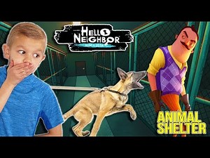 Hello Neighbor RESCUE in Neighbor's Animal Shelter with Scruff-a-Luvs Babies!!