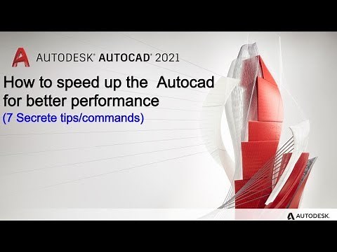 Autocad Performance Optimizing | Increase Autocad Speed | Autocad Startup Boost