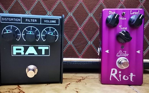 Proco Rat 2 Distortion VS Suhr Riot Distortion