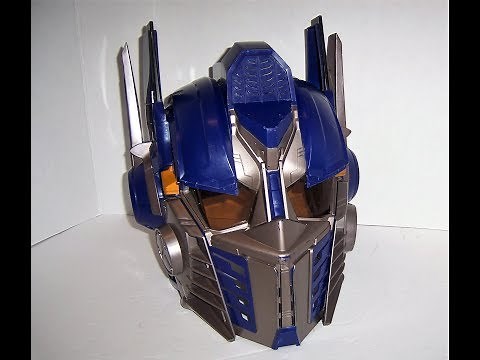 Transformers Optimus Prime mask demo with voice mod and sound effects