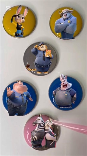 6 Zootopia Police Characters in Reverse | Satisfying Short#Zootopia#ZootopiaPolice#ReverseVideo