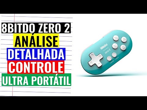 8BitDo Zero 2: Análise Detalhada Controle Bluetooth Ultra Portátil Android, PC, MAC, IOS, Windows!
