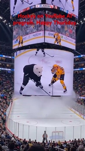 Hockey on YouTube AI program. Happy Thursday.