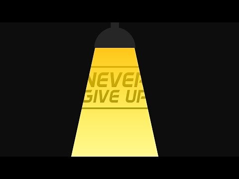 PowerPoint Animation Lamp !NEVER GIVE UP! Microsoft Advacnced PowerPoint 2013 Tutorial PowerPointPro
