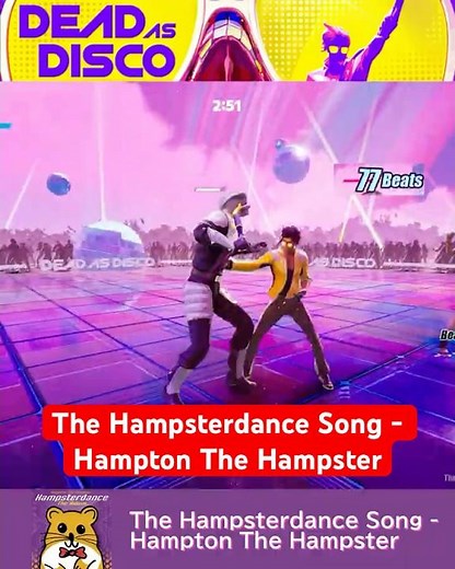 The Hampsterdance Song - Hampton The Hampster 【Dead as Disco】 #thehampsterdancesong