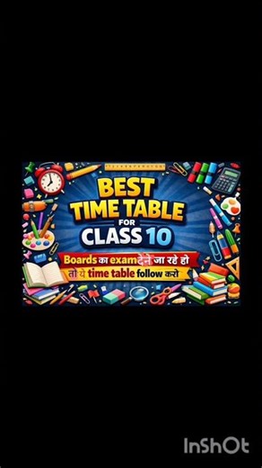 Best Time Table for Class 10 #boards #timetable #class10 #study #important #cbse #up #statetopper