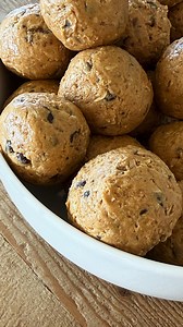 Made a batch of these no-bake protein balls for my baseball player, but let’s be honest, everyone in the house ends up grabbing them. Want the recipe? Comment “protein balls” and I’ll send it to you. | jenny cookies