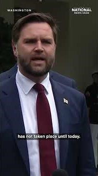 Vance speaks on potential government shutdown